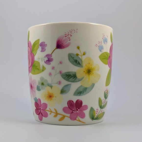 Flower Coffee Tea Mug Pink Roses Burton + Burton - Picture 4 of 8